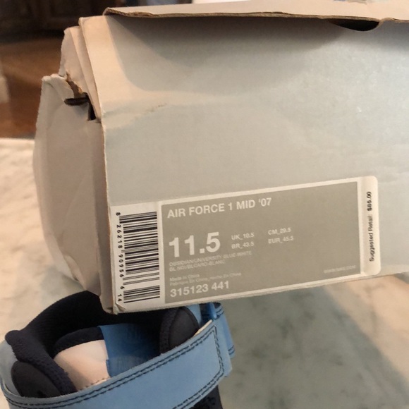 Never worn Nike Air Force one 2007, sz 11.5 - Picture 2 of 8